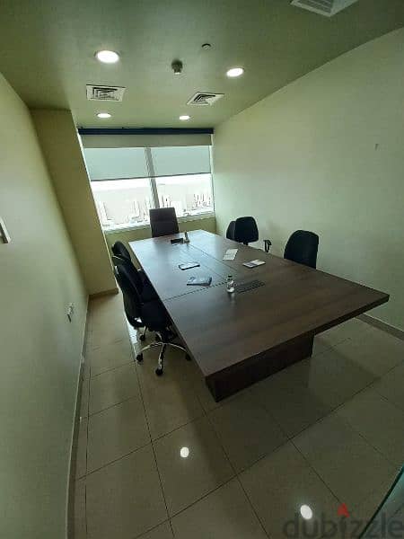 excellent location fully furnished office . 2