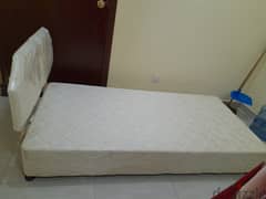 Raha Single Bed + Mattress size 180x90