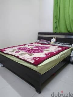 cot with bed for sale in Al falaj area near knowledge rays school 0