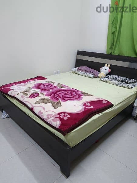 cot with bed for sale in Al falaj area near knowledge rays school 4