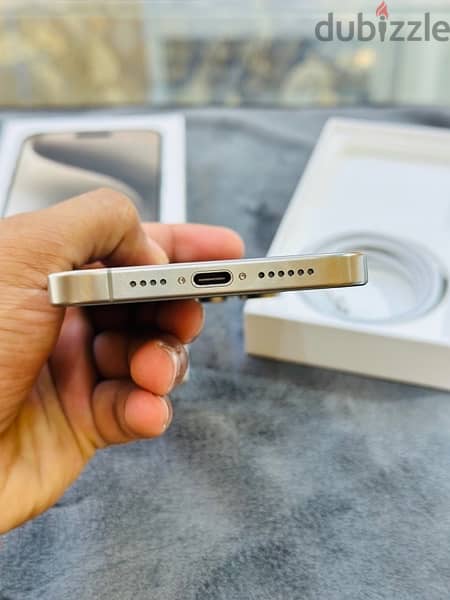 iPhone 15 pro max 512GB - natural titanium - 08-01-2025 Apple warranty 3