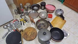 kitchen using vessels. . . . more than 25 items