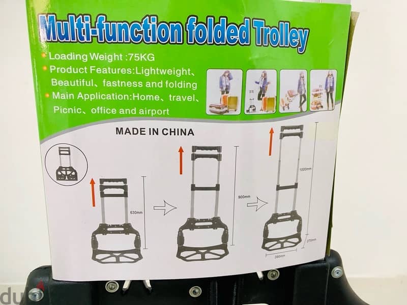 multipurpose use 3 Tyre Trolley 1