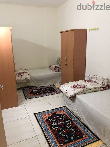 Bed Space Executive Bachelors Fully Furnished for Rent in Ghubra North 8