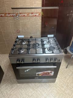 Simfer 80 x 55 Freestanding Gas Cooker, 5 Burners, Full Safety, 0