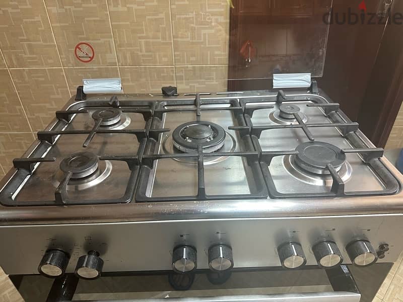 Simfer 80 x 55 Freestanding Gas Cooker, 5 Burners, Full Safety, 3