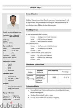 looking for a site engineer Supervisor  oman drivers licence