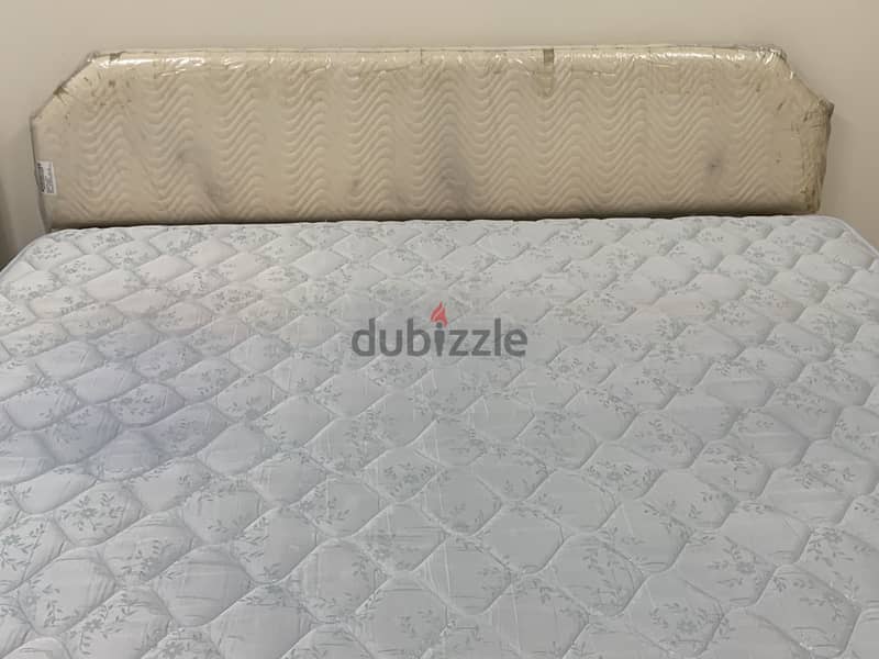 Raha Double Bed (King Size) Bed and Mattress. 2