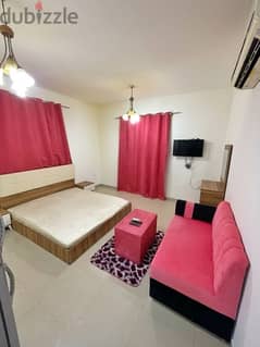 Studio Fully Furnished Including all bills and internet ( North Azaibh