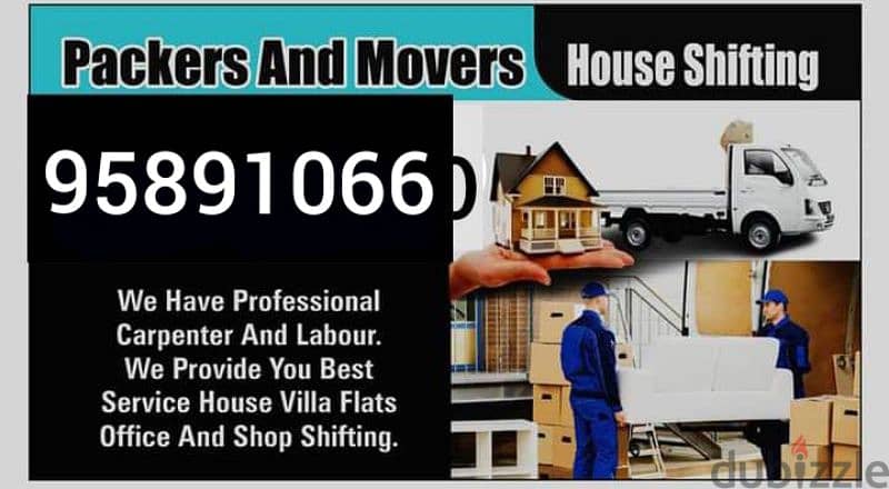 MOVERS and Packers House villa office store shifting 0