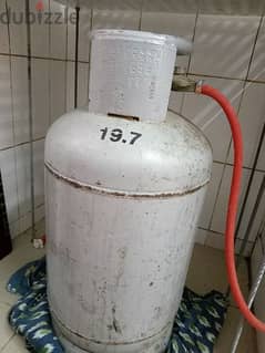 Gas cylinder with 50% gas and free gas stove