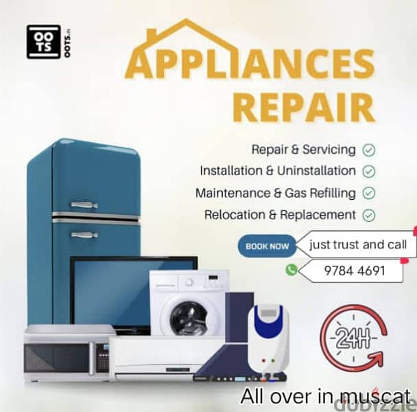 AC REFRIGERATOR WASHING MACHINE REPAIR And Service 0