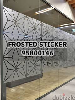 Frosted Sticker available,Window Privacy film, Glass Blind Privacy .