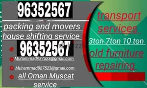 mover and packer traspot service all oman yfyf