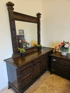 bed and dressing table for sale