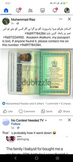 passport has been lose if someone get pls contact 00986 71234900 0