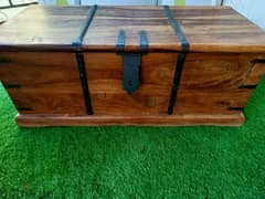 wooden chest 110x45x45 cm