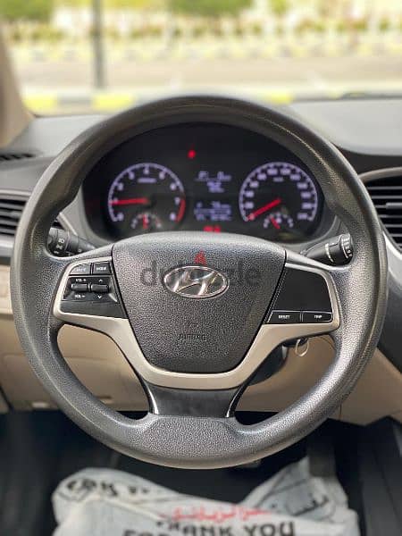 هيونداي اكسنت 2019 Hyundai accent Oman car 1
