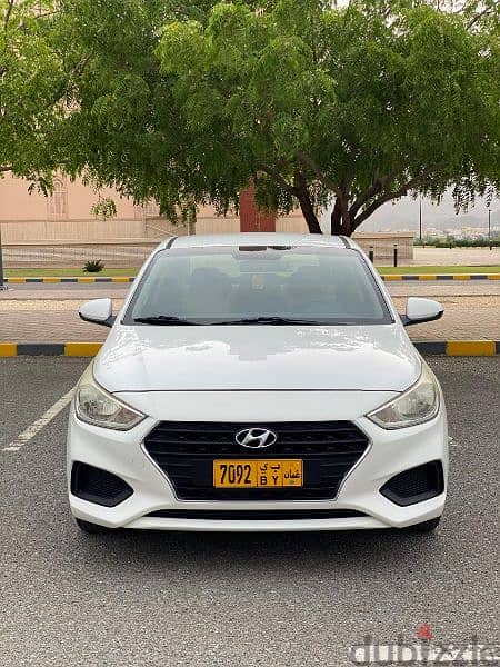 هيونداي اكسنت 2019 Hyundai accent Oman car 14