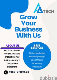 Graphic Designing and Social Media Marketing at Affordable price.