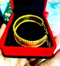 21k Pure Pawnable Gold Bracelet Bangle