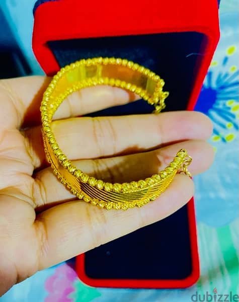 21k Pure Pawnable Gold Bracelet Bangle 3