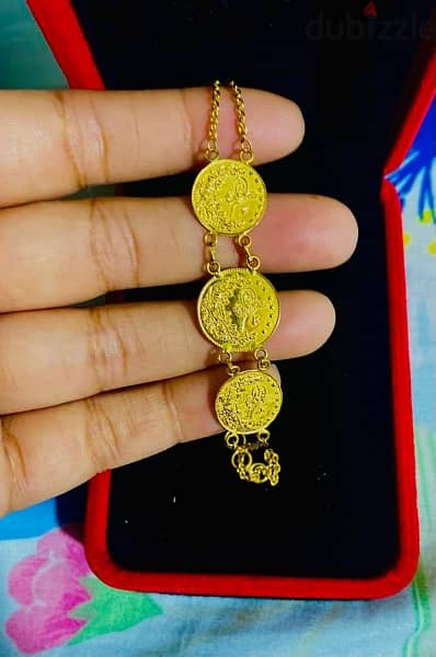 21 karat Pure Pawnable Gold Coin Bracelet 2