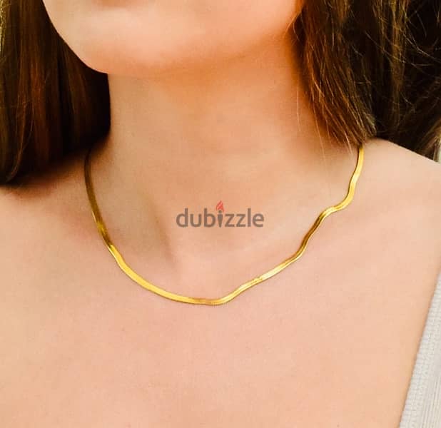21 Karat Pawnable Gold Necklace Snake Chain. 1