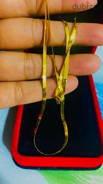 21 Karat Pawnable Gold Necklace Snake Chain. 2