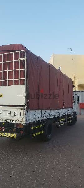 Hiup truck for rent all Muscat 7ton 10ton Best price 9595 26 58 2