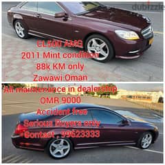 CL500 AMG 2011 Zawawi mint condition