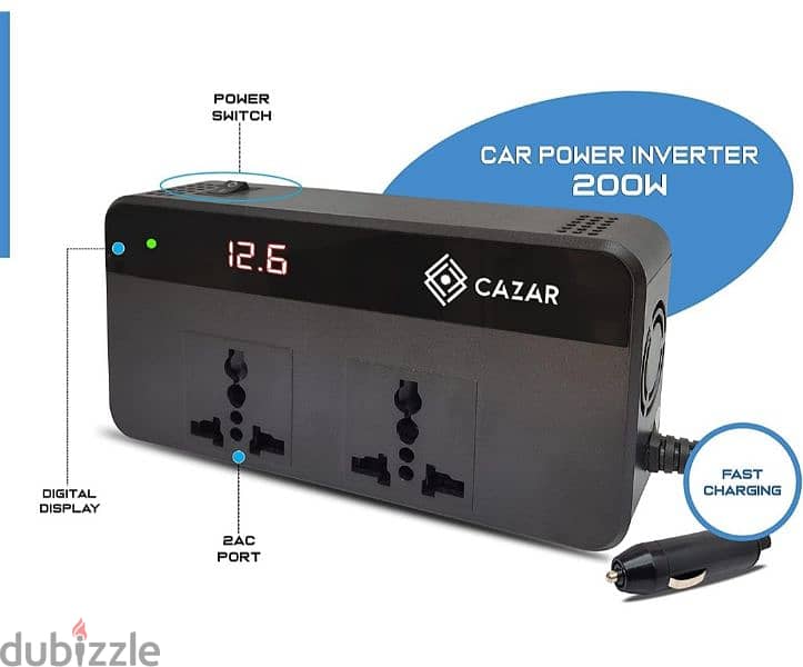 200W Car Power Inverter / Charger 2