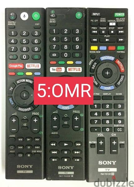 all type of TV remote available 2