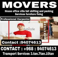 transport services all Oman contact