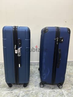 Used check-in luggage suitcase
