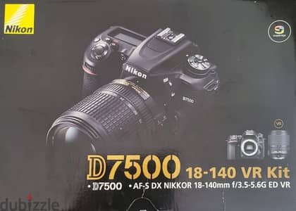 Nikon D7500 DSLR Camera with 18-140mm Lens