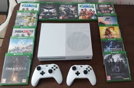 Xbox One + 2 Controllers+ 12 Games
