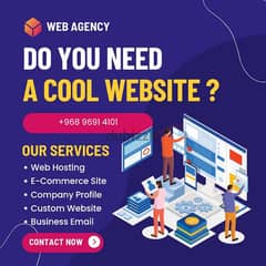 Complete Website With Hosting Plan- 99 OMR only