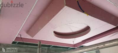 will do all type gypsum ceiling designing and paint glass electrical