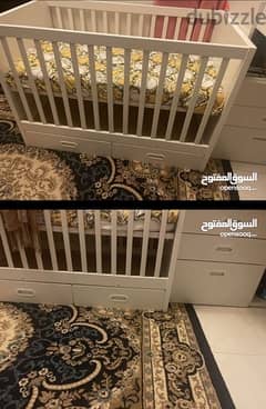 baby cribs ,bed with mattress 0