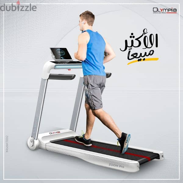 New Arrival Olympia Zoom Pro Treadmill with Bluetooth 5