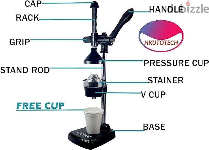New Hand press juicer machine 1