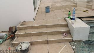 house maintenance working tiles and marble fixing and interlock fixing 0