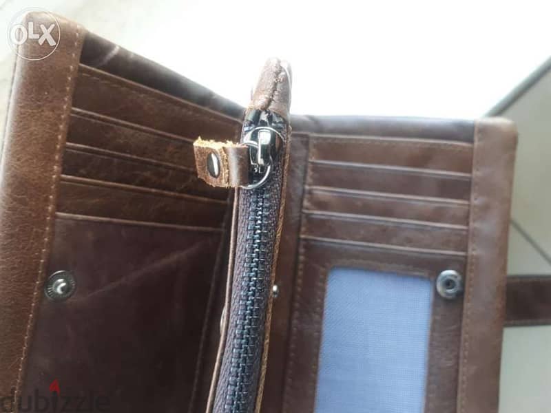Wallet 100% Leather Design 1 2