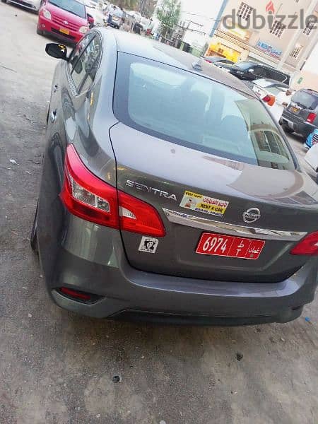 Nissan Sentra available for rent new model good condition 1