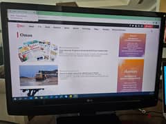 LG  HD LED TV monitor 24 inches Good condition.