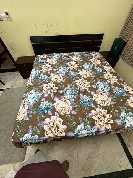 Double bed with mattress 3