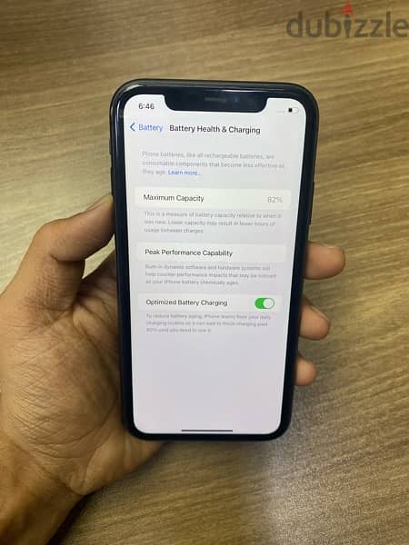 iPhone 11 128GB battery 82% good and neet condition special price 4