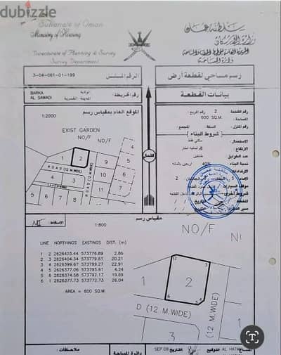 من المالك ارضين شبك في السوادي شمال