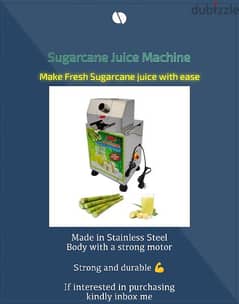 New Sugarcane juice Machine